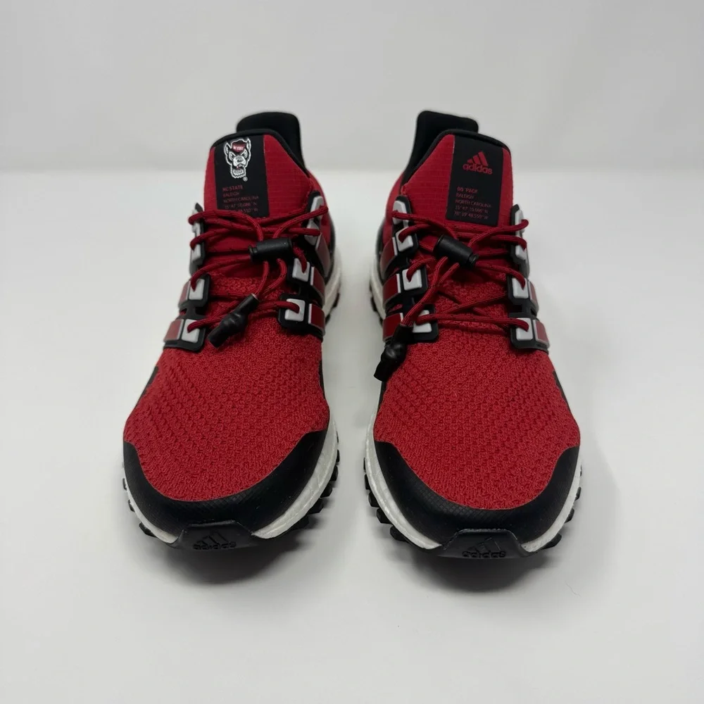 NC State Wolfpack adidas Ultraboost 1.0 Running Shoe Red/Black Men's‎ 8
